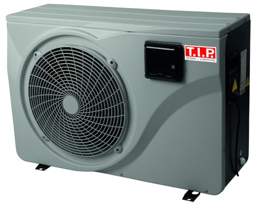T.I.P. Pool Inverter Wärmepumpe (45m³ Beckengröße, 10,4kW Heizleistung, Chlor & Salz geeignet, Heizen & Kühlen, Automatische Regulierung, Display, Wärmetauscher titanbeschichtet) STEAM 45000 INV,30467