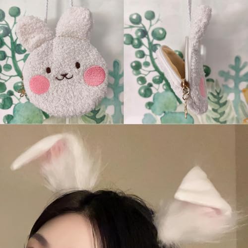 JBin Rich Daily Easter Christmas Toddler Dress Set for Girls 3-8T-Ruffled Sleeves with Hair Clips & Mini Crossbody Bag4