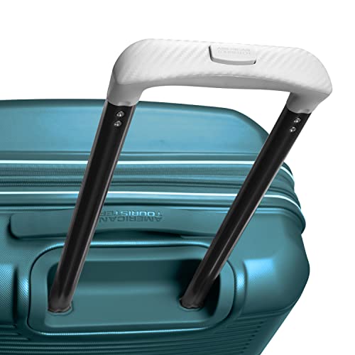 Image of American Tourister Stratum 2.0 Hardside Expandable Luggage with Spinners, Bright Teal, 2PC SET (Carry-on /Large)
