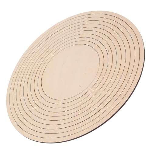 SHINEOFI Herramientas De Cerámica Con Rieles Concéntricos De Madera Para Modelado Corte Preciso De Placas De Barro Para Formación Estable y Manualidades De Alfarería