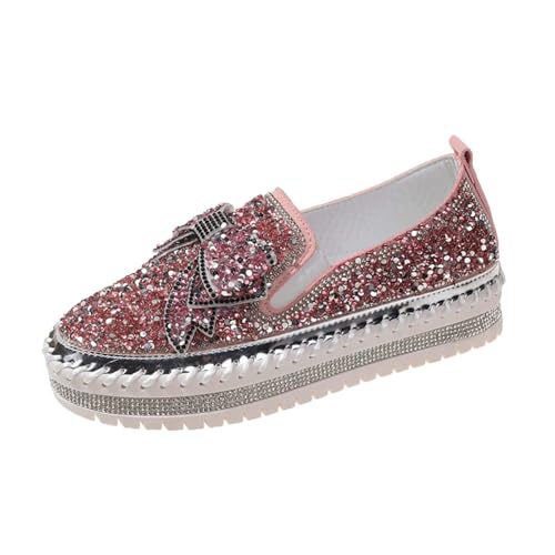 Chaussures plates décontractées pour flâner au printemps en rose 39