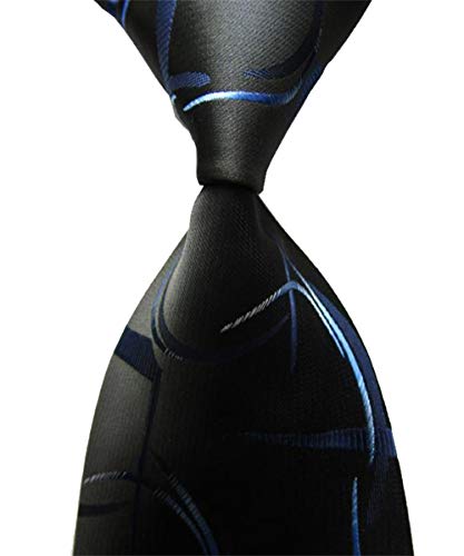 Wehug Lot 6 PCS Men's Tie Silk Tie Woven Necktie Jacquard Neck Ties Classic Ties For Men style029