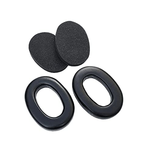 EAR-MUFF Kit d'hygiène d'origine pour protection auditive, protection auditive avec radio - Ne convient pas à Peltor, Noir