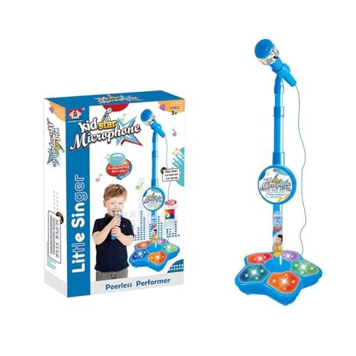 カラオケおもちゃ キッズスタンドマイク ガールズスタンドマイク スタンド付き 調節可能な 子供の楽しみ 人気 音楽教育 ミュージカル 歌う マイク 入学式 知育玩具 多機能 音楽おもちゃ ミュージック カラオケマイク おもちゃ キッズ パーティー ステージ