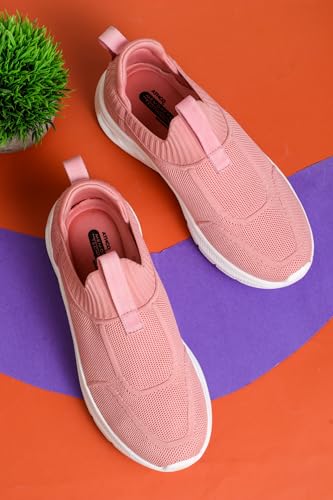 Image of ATHCO Womens Wonder Running Shoes for Woman with Soft Flexible Memory Foam Women's Shoes for Walking Gym Training,Casual, Sports, Lightweight Lace up Athletics Slipon Running Shoes for Ladies & Girls