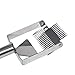 Conveniente Acero inoxidable miel raspador Tenedor apicultura miel Desoperculador colmena de abeja apicultura raspador Pala de las herramientas del cuchillo de miel decorativo ( Color : Silver )