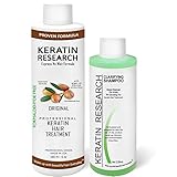 FORMALDEHYDE-FREE Brazilian Keratin Hair Treatment Salon Professional Results Complex Blowout with Argan Oil Amino Acids Fragrance Queratina Keratina Brasilera Tratamiento (180ML FF)