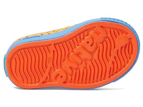 Native Shoes Kids Unisex Jefferson Sugarlite Ombre (Toddler) LaFlame Orange/Resting Blue/LaFlame Spicy Ombre 4 Toddler M3