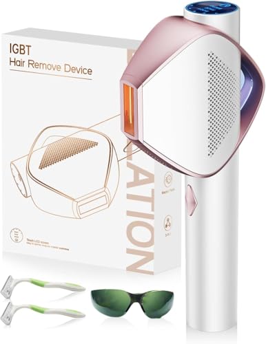 19.8J IPL máquina de depilación láser, IPL máquina de depilación ligera de pulso adopta la tecnología de flash rápido IGBT, 600nm-1200nm función de depilación láser 3-en-1 macho y hembra