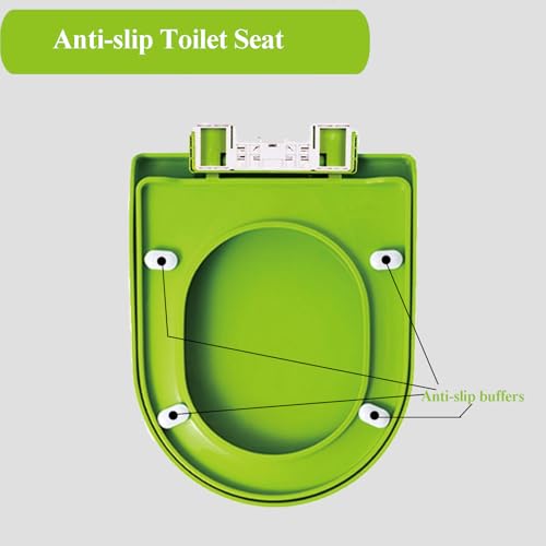 Abattant de toilette en D fermeture amortie et déclipsage rapide - 6