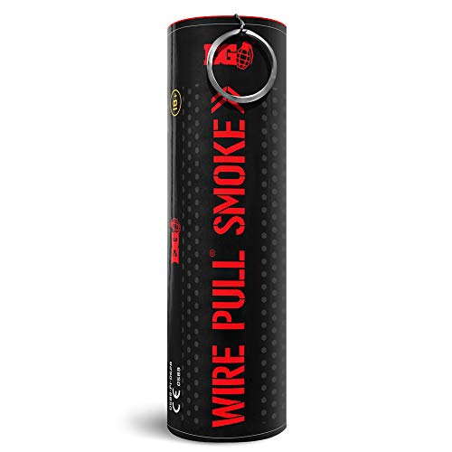 Enola Gaye WP40 Smoke Grenade: Wire Pull® Coloured Smoke Flare Bomb Ideal for Weddings ~ Gender Reveal ~ Photography ~ Special Effects (Red) - Image 3