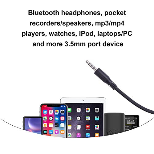 Cable USB a 3.5mm Auxiliar de 3 pies para audio miniatura 3