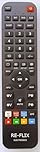 RE-FLIX Light Replacement Remote Control for SAT/DTT DDC DSR3000 - Ready to Use without Programming | Remote Control