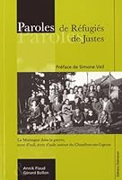 PAROLES DE REFUGIES, PAROLES DE JUSTES 2911584287 Book Cover