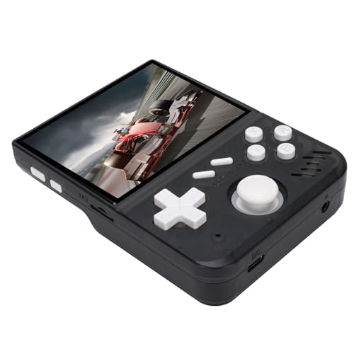 Generic Consola de Juegos Portátil Juegos Retro Portátil Pantalla de 3,5 Pulgadas Consola de Joystick 3D para Entretenimiento, ABS Tamaño de Pantalla: 3,5 Pulgadas, para Entusiastas de los (Negro