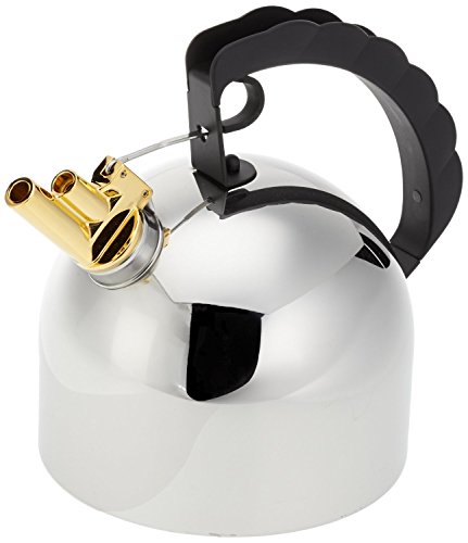 Alessi 9091 Kettle By Richard Sapper with Melodic Whistle