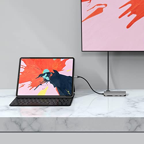 Image of Hyperdrive Power 9-in-1 USB C HUB Space Grey