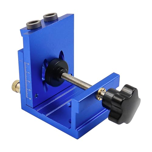 Tiardey Dowel Jig Trend Pocket Hole Jig Adjustable Hole Distance from Wood Edge Pocket Hole Jig Set Woodworking Tools - Image 3
