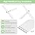 RUBFAC 7.8ft Metal Wedding Arch Frame, White Garden Trellis for Climbing Plants Outdoor, Garden Arbors and Arches Party Archway for Flower Rose Vines Birthday Bridal Christmas Decoration