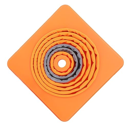 Parking Cones, Traffic Safety Cones with Highly Visible Tape 18in Reflective for Road and Parking Areas