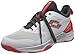 Lotto Mirage 200 Clay-All White/Red/Poppy Asphalt, Zapatillas de Tenis Hombre, Rojo, 45 EU