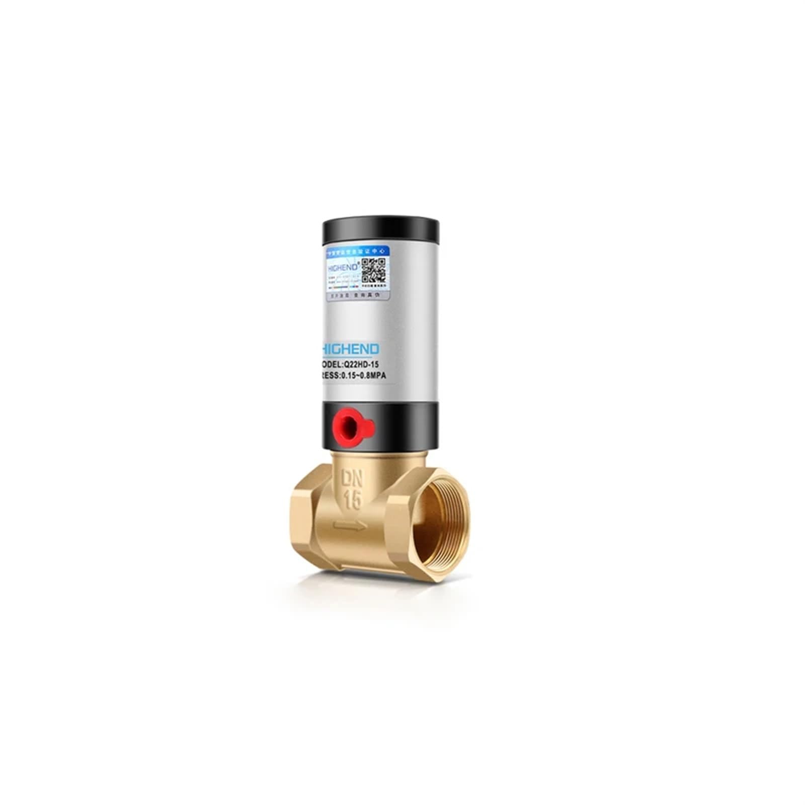 Tbzoqaid 45293 1/2" Fluid Air Control Valve Q22hd Brass Body Pneumatic(Nbr Seal)