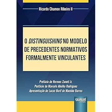 Capa do livro Distinguishing no Modelo de Precedentes Normativos Formalmente Vinculantes, O