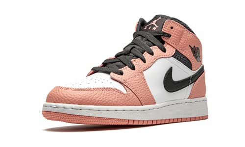 Image of Jordan Youth Air Jordan 1 MID GS 555112 603 Pink Quartz - Size 7Y