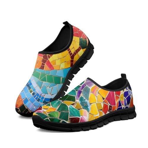 Image of Women's Loafers Slip On Slip Shoe Casual Walking Shoes Non Slip Work Shoes Mesh Athletic Sneakers