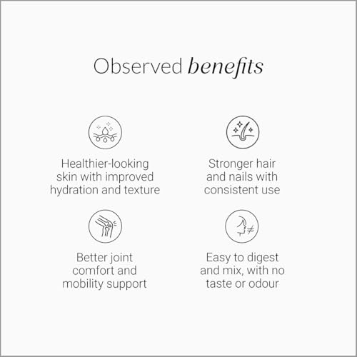 Image of NUTROVA Marine Collagen Peptides | Collagen Supplements for Men & Women | Healthy Skin, Hair, Nails & Bones | Anti-Aging | Unflavoured Easy-Mix Powder | Neutral Smell and Taste | 200 g