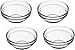 JOY STORE Ciotoline in vetro per salse. Confezione da 4 pezzi di ciotoline per salse dal diametro di 6 cm.