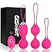 CKSOHOT Bolas Chinas Suelo Pelvico de la Salud, 3 en 1 Bolas Chinas Mando con Diferentes Pesos Bolas Ejercicios para Fortalecer el Musculo Pélvico Masajeador Ejercitador Suelo Pelvico para Mujer, Rosa