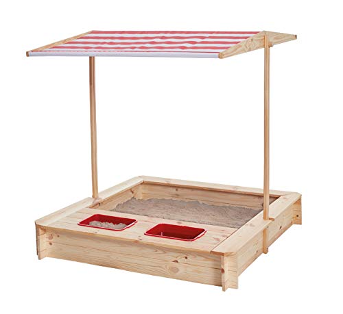 Sandkasten mit Wasser-Matsch-Bereich, Natur