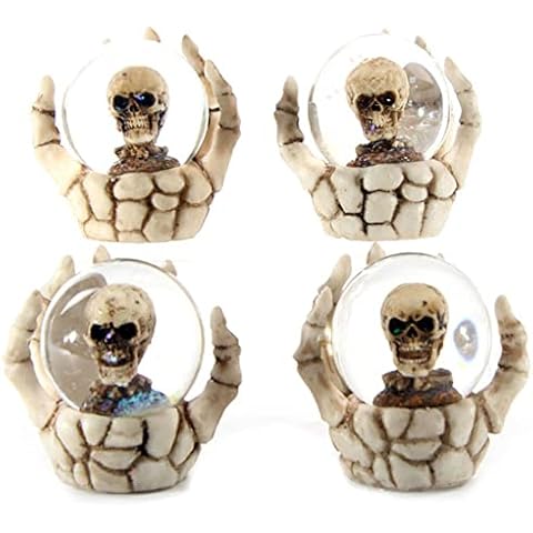 Puckator Skull Snow Globe in Hand Cover