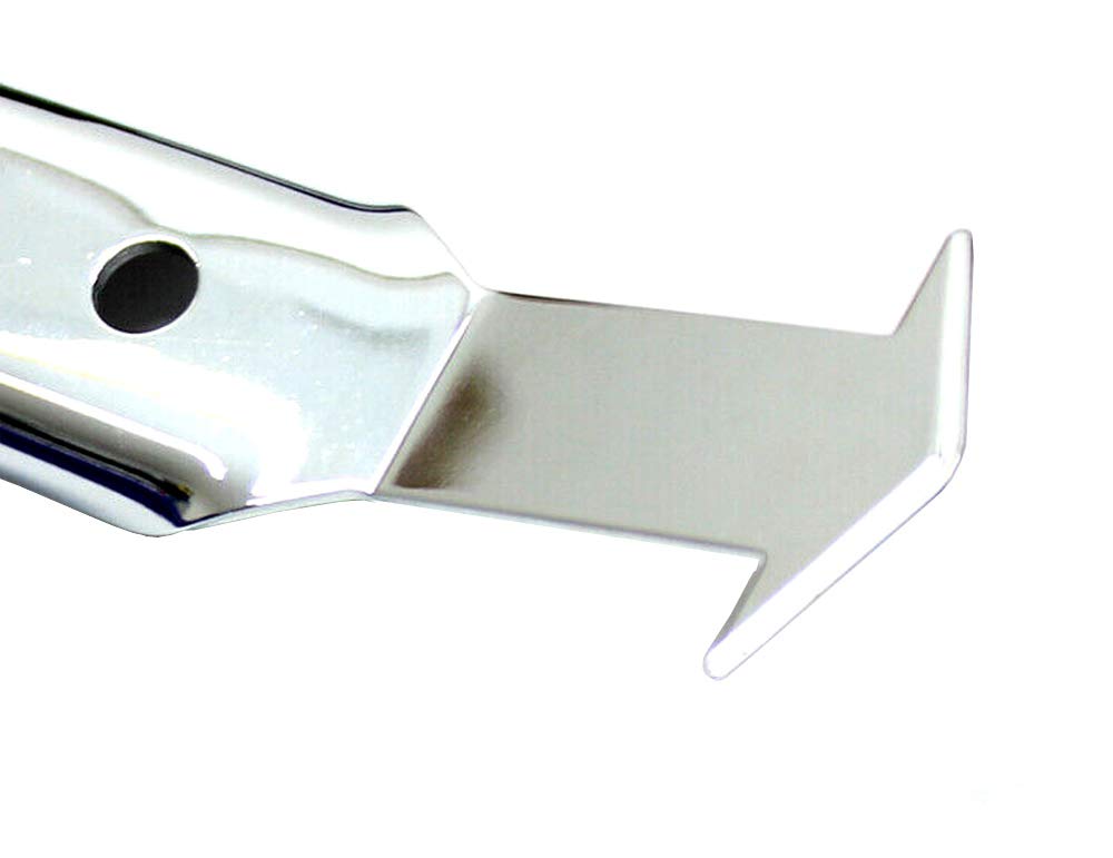 Premium Quality Chrome Plated Clip Remover Tool for Auto Windshield & Rear Window Glass Trim