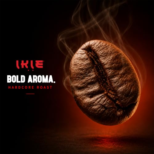 Image of IKIE Dark Roast Instant Coffee Powder 100g | 100% Arabica | No Chicory | Intense Bold Flavour | Strong Black Coffee