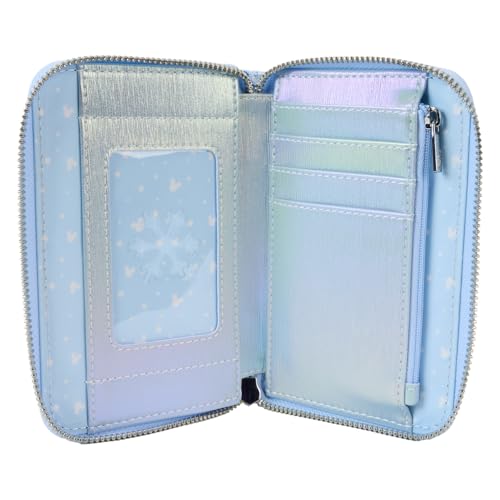 Image of Loungefly Disney Mickey and Friends Winter Wonderland Zip Around Wallet
