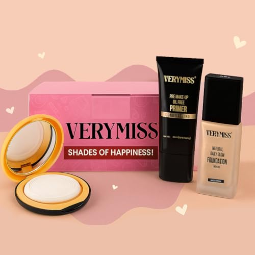 VERYMISS Makeup Combo – Pack of 3 | Vegan | Easy Application | Long-Lasting Flawless Finish | Best Makeup Kit for Women & Girls I Easy Application