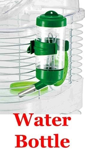 Miniatura 5 de Acrílico Sparkle Expansible y personalizable 3 niveles Habitat Hámster, roedor, jerbo, ratón, ratón, jaula con nivel superior de observación y gran