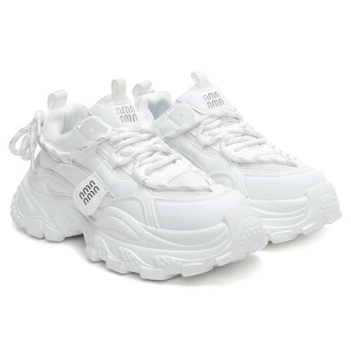 Image of CASSIEY Chunky Sneakers for Women | Lightweight & Comfortable | Gymwear & Casual Outfits