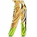 Women's Metallic Shiny Pants Jogger High Waist Casual Holographic Club Wear Streetwear Hip Hop Fashion Smooth Elastic Trouser