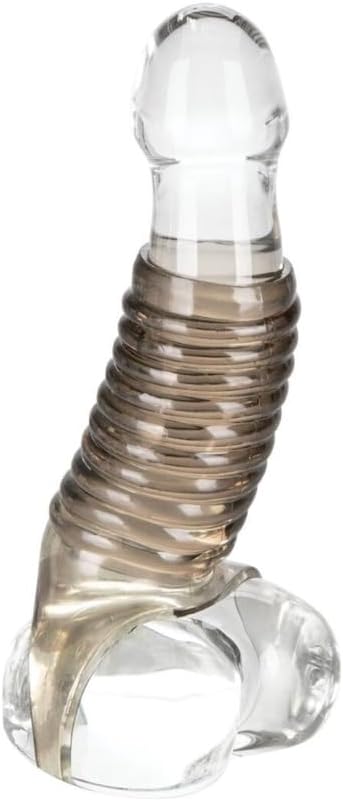 Textured Penis Enhancer Sleeve for Girth Enhancement and Pleasure