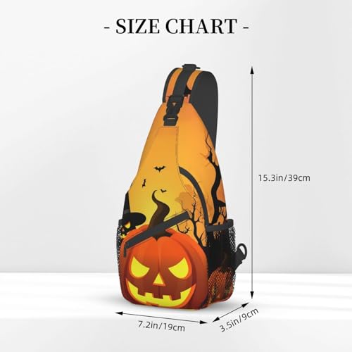 Bolso tipo Sling Unisex para Halloween Casual y Deportivo miniatura 3