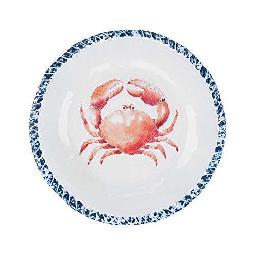 Gourmet Art 12-Piece Crab Melamine Dinnerware Set - Thumbnail 5