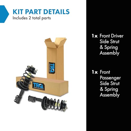 Image of TRQ Front Strut and Spring Assembly Set 2 Piece | For 2004-2006 Lexus ES330 04-06 Toyota Camry 04-06 Solara
