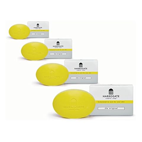 Harrogate Sulphur Soap x 4 x 100g Bars Cover