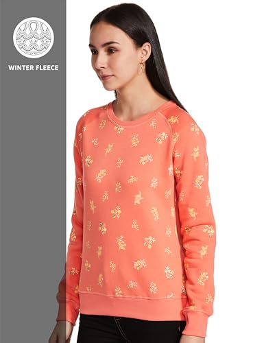 Image of Amazon Brand - Eden & Ivy Women Cotton Blend Round Neck Regular Fit Sweatshirt (Pullover)