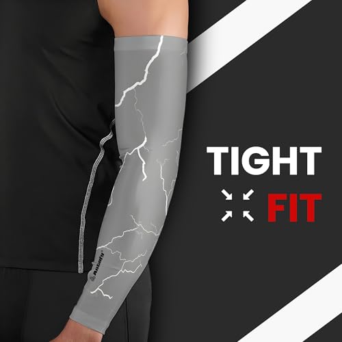 Image of Autofy Active-Fit 240 GSM Printed Outdoor Indoor Use Unisex Arm Sleeves with UV Tan Protection & Compression Cooling Effect for Men Women Kids