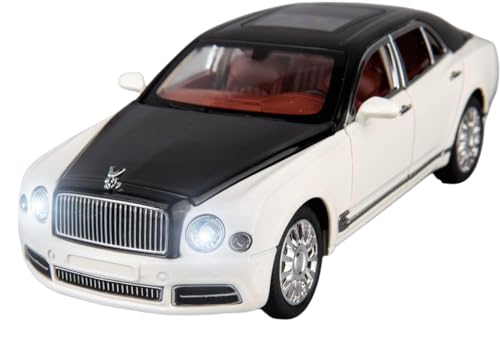 Image of Magicwand Die-Cast Zinc Alloy 1:24 Scale 2024 Bentlley Mulsanne Large with 6 Openable Doors,Lights & Music & Steerable Front Wheels【Random Color】【Pack of 1】