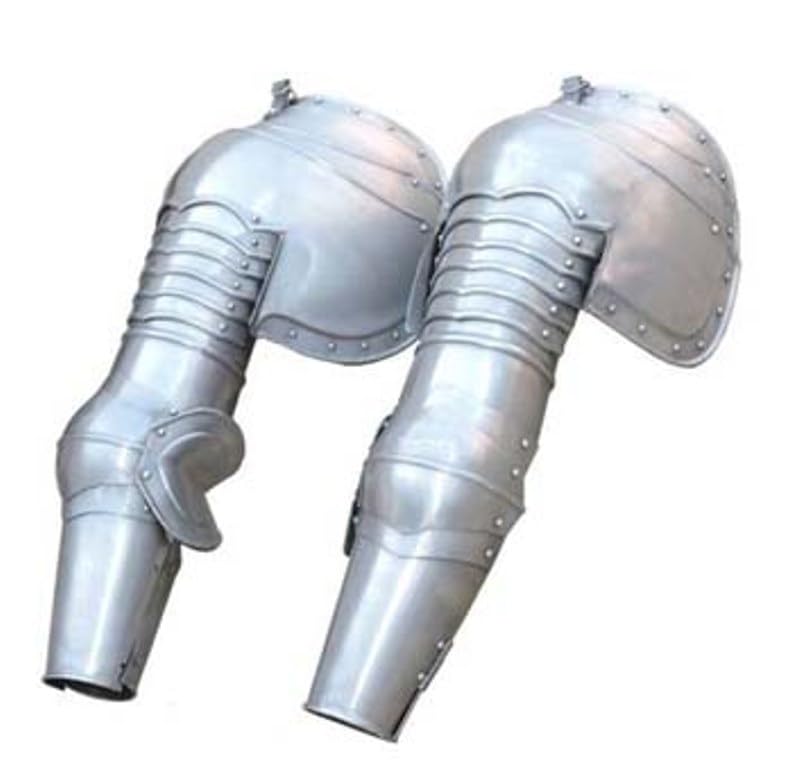 Nautical Replica Hub Aragorn king bracers (pair); medieval bracers; vambrace for larps and cosplay; Lord of the Ring cosplay (FULL HAND ARM)